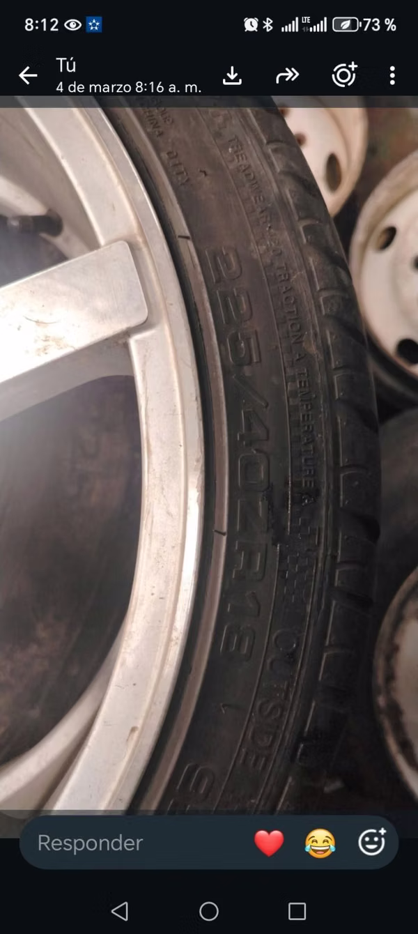 Rines 4 Guecos with their rims