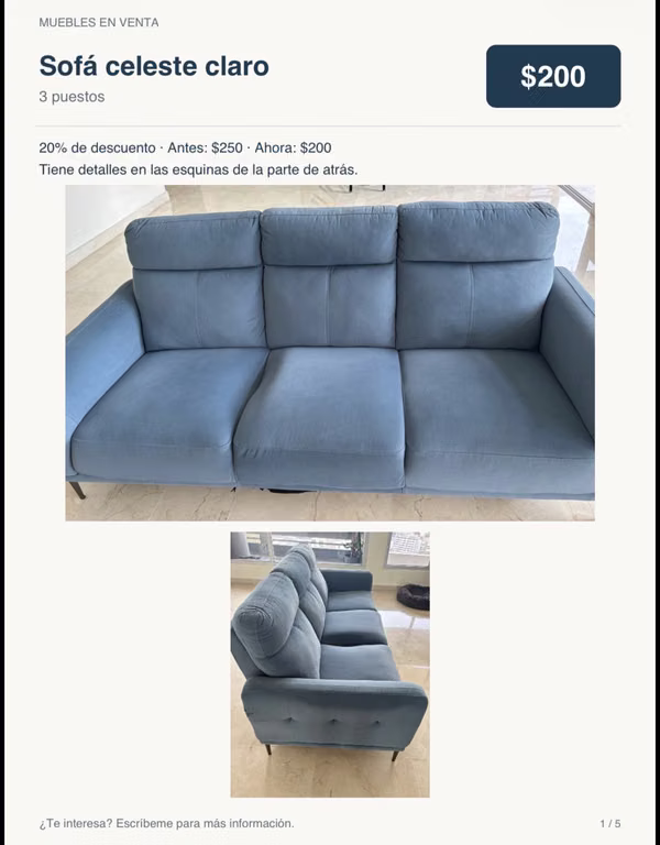 Sold per trip