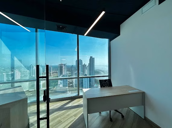 Allowance of office furnished - 124; East Coast, Financial Park - 124; 154 m2