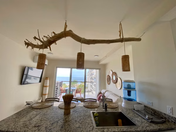 Beach to sea apartment in Playa Caracol