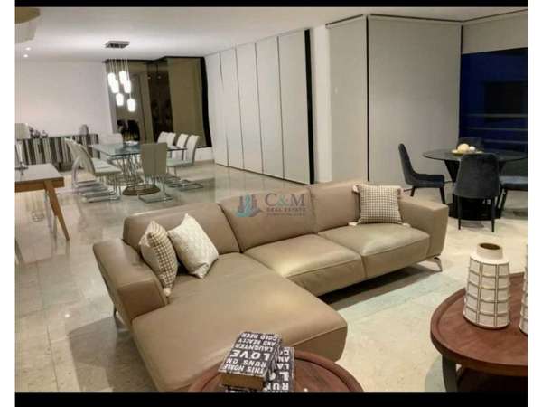 ALQUILER APARTAMENTO AMOBLADO PH DELFINES AV BALBOA 280m2 DIS NOV JP