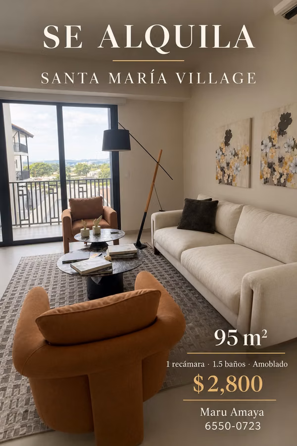 Santa María village is rented