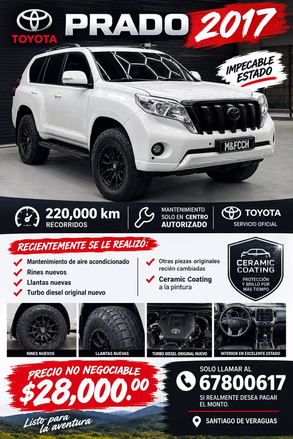 Toyota Prado 2017 Automática Diesel 