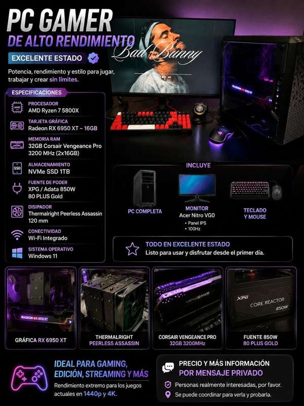 PC GAMER IN SALE! Ideal for Games and Work
