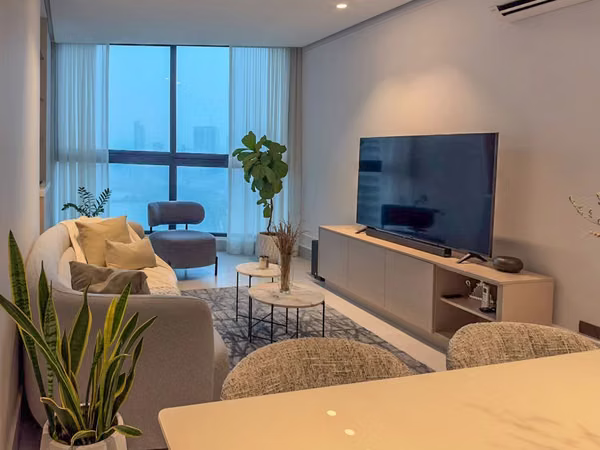 RENTAL APARTMENT FURNISHED PH AQUAPOINT SEA VIEW