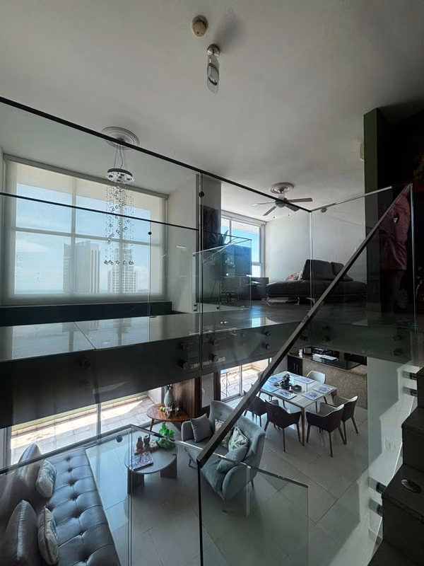 Suitable double height 2 floors