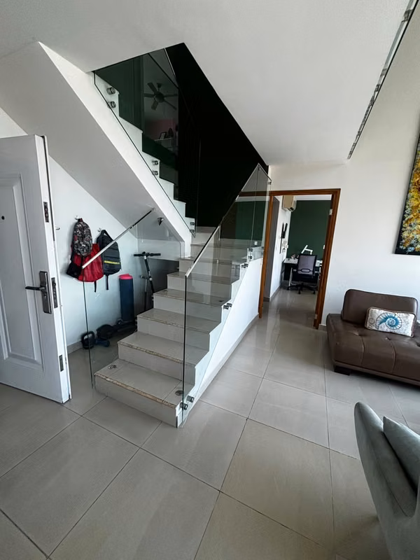 Suitable double height 2 floors
