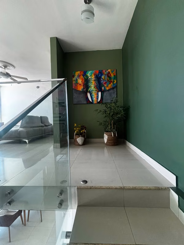 Suitable double height 2 floors