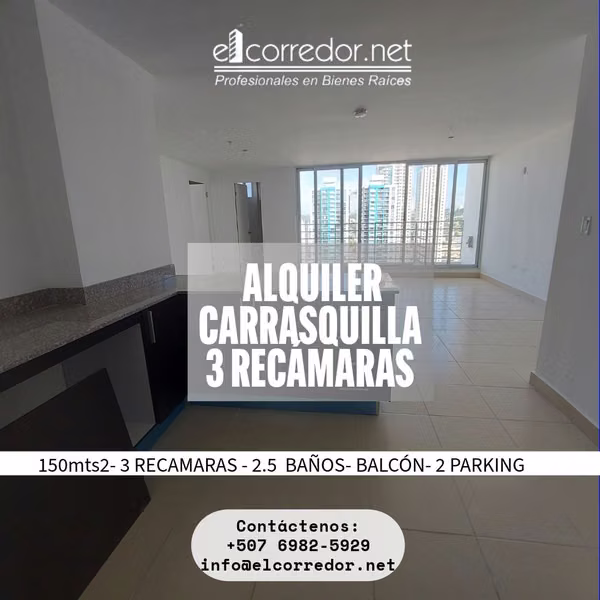PREMIERE, 3 BEDROOM STEPS FROM THE OMAR PARK, WHITE LINE RENTAL $1,400,00USD