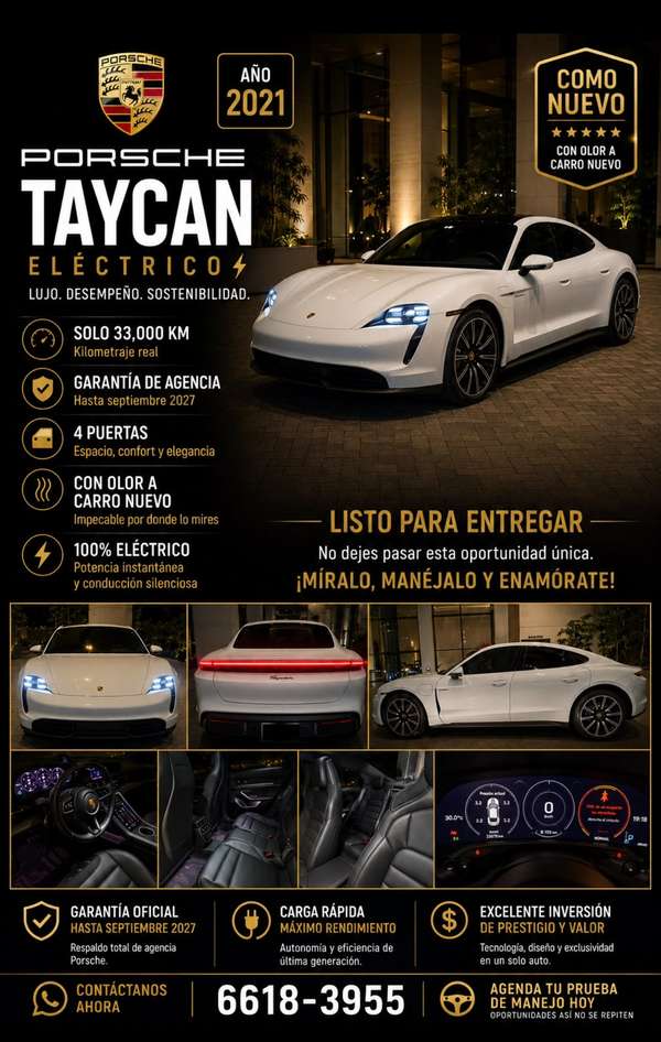 Porche Taycan Electric Agency Guarantee