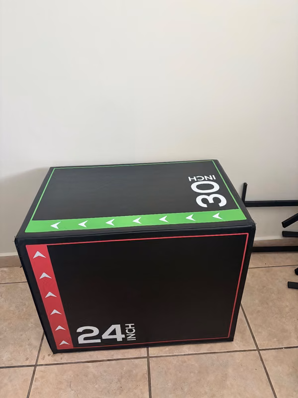 Cajón Pliométrico 3 en 1 de 20, 24 y 30cm (negociable)
