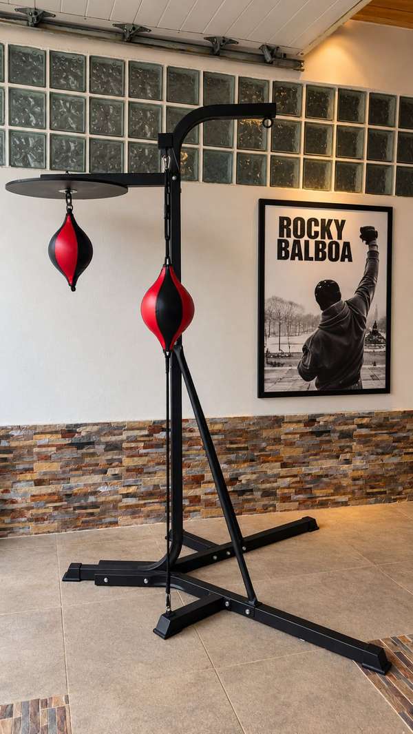 Base para 2 saco de boxeo y pera 