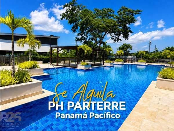SE ALQUILA APARTAMENTO NUEVO PH PARTERRE 2 RECAMARAS + DEN