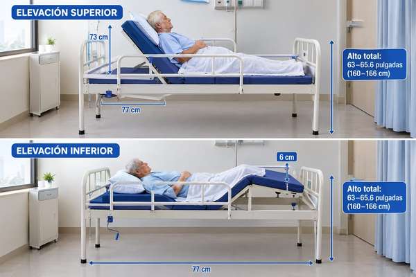 Cama hospitalaria nueva 