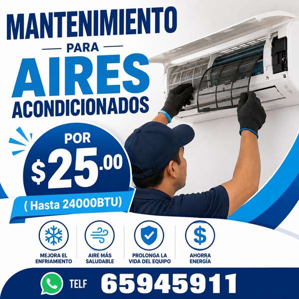 Mantenimiento aire acondicionado 