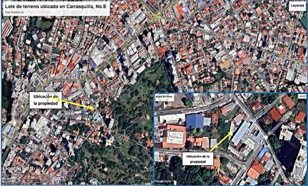 Venta de terreno en Carrasquilla AK
