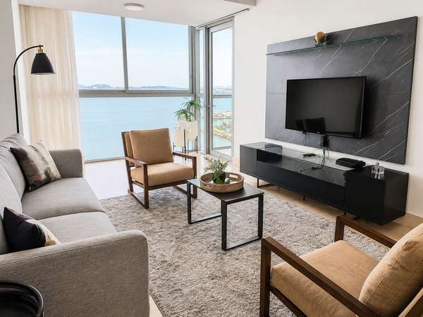 ! Apartment in Avenida Balboa PH yoo I 2 Rec I Amoblado I with balcony and sea view