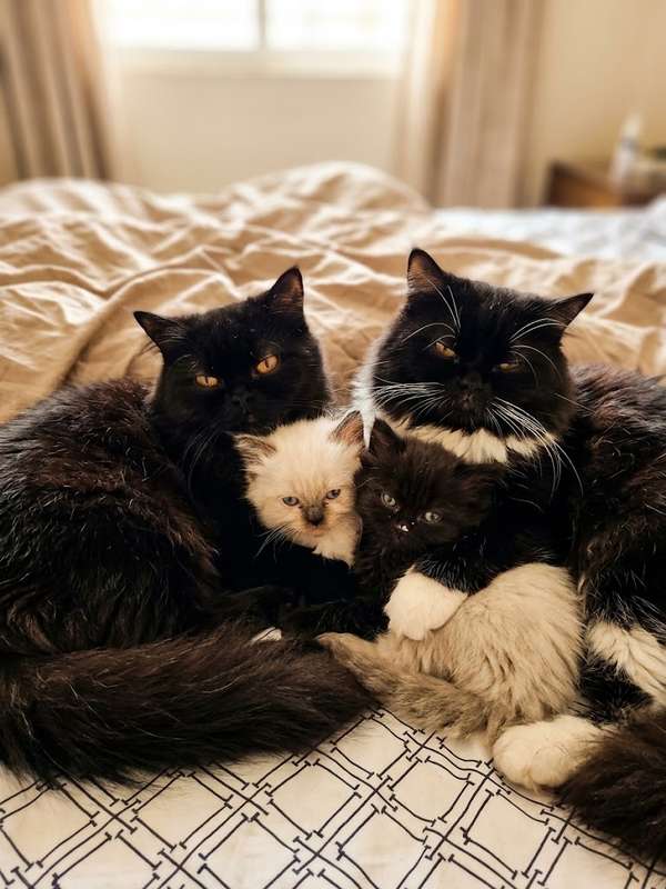  Gatos persas dollface