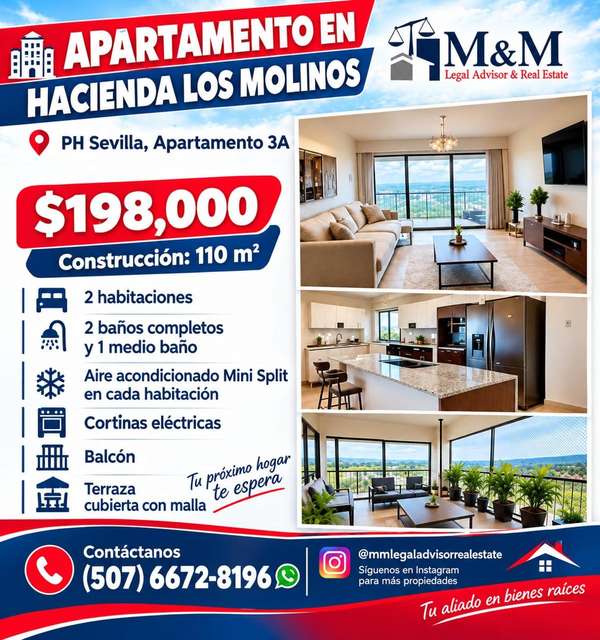 Apartamento en venta en Boquete, Chiriquí, con vista a las montañas y balcón