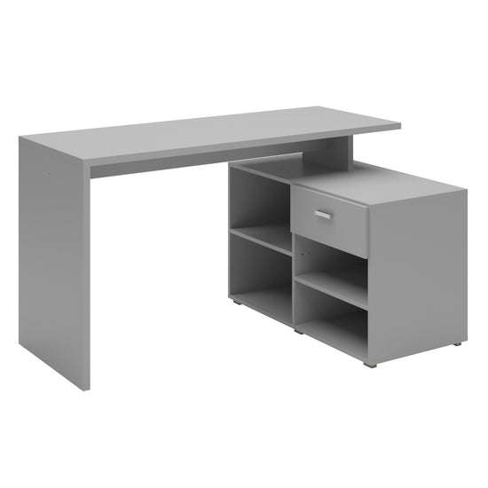 Escritorio Aero gris con gaveta
