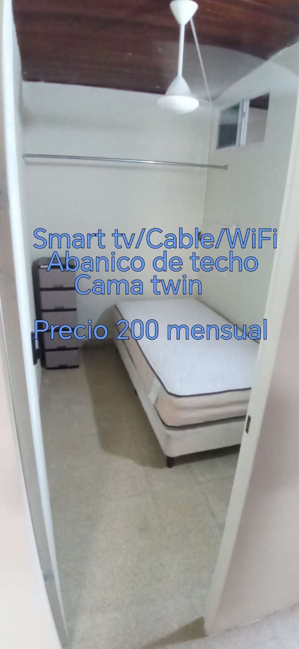 Alquiler de cuarto individual 