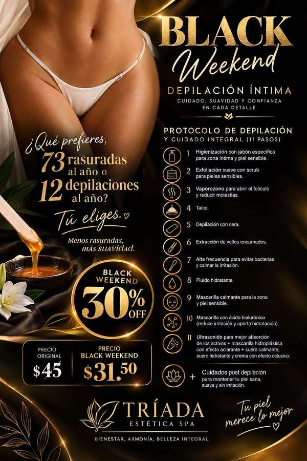 Ofertas en Tratamientos de Belleza, Limpieza Facial Profunda, Masajes Relajantes y Depilación Íntima Femenina