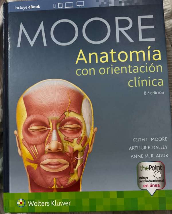 Libro de anatomía Moore