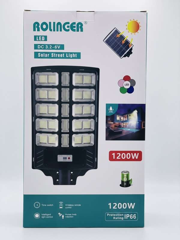 Lampara solar de 1200 wats