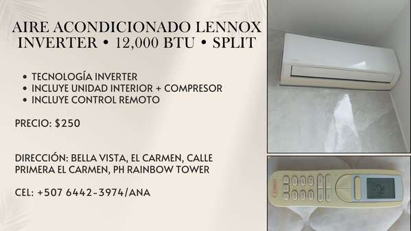 Aire Acondicionado Lennox Marca americana