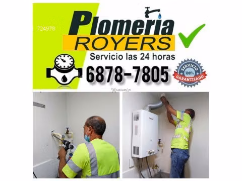 Plomeria royers panama, PLOMERO en GENERAL 24 HORAS