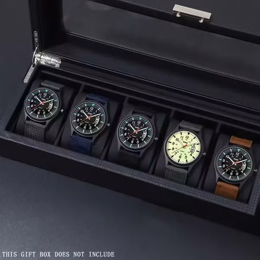 BARATO ! Reloj nuevo de militar nylon con fecha $20