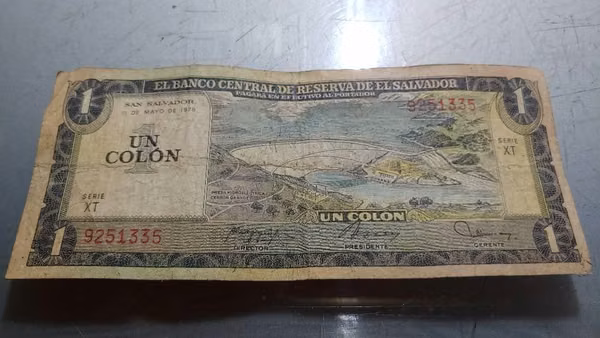Billete de 1 colon