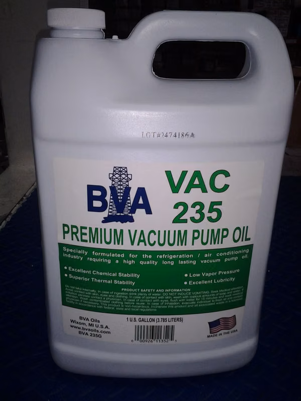 OIL GALLON P/ VACUUM PUMPS