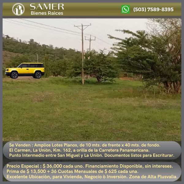 Excelente Oportunidad, Lotes en Venta.