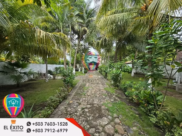 VENDO RANCHO FRENTE AL MAR DE DOS NIVELES EN COSTA AZUL, SONSONATE