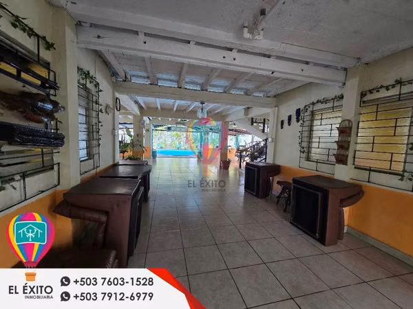 VENDO RANCHO FRENTE AL MAR DE DOS NIVELES EN COSTA AZUL, SONSONATE