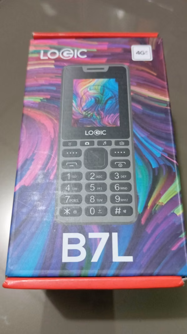 TELÉFONO 4G BÁSICO LOGIC B7L DOBLE SIM ROSADO