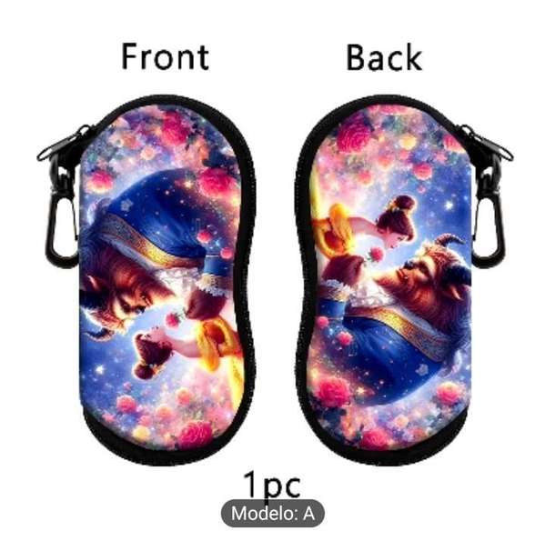 Estuche para proteger sus  lentes,con gancho sujetador