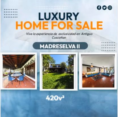 SE VENDE CASA DE LUJO EN MADRESELVA, HABITACION EN PRIMER NIVEL COMPLETA