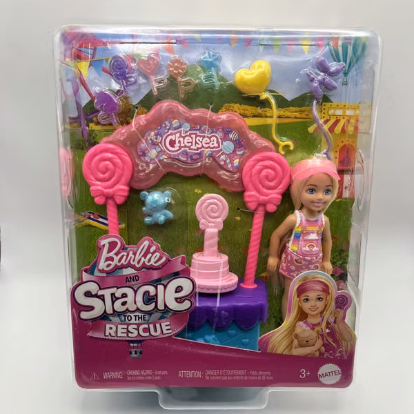 Barbie Chelsea Stacie to the Rescue Muñeca Mattel.