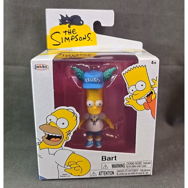 The Simpsons Bart Krusty Hat 7cm.