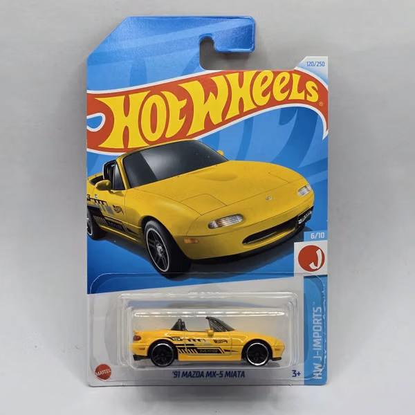 Hot Wheels 91 Mazda X-5 Miata.