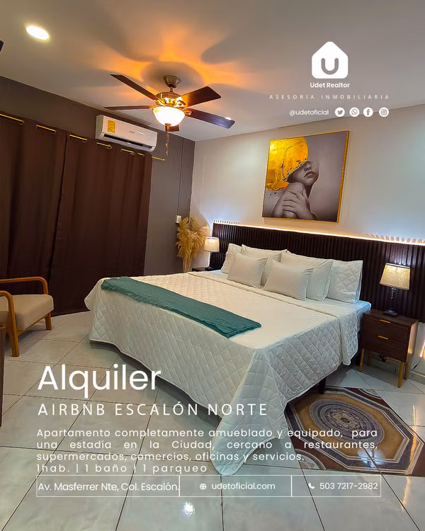 Apartment for Rent – Colonia Escalón, San Salvador.