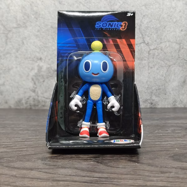 Sonic 3 Movie Figure Chao Mascot Sonic 7cm with 5 Articulation Points.
