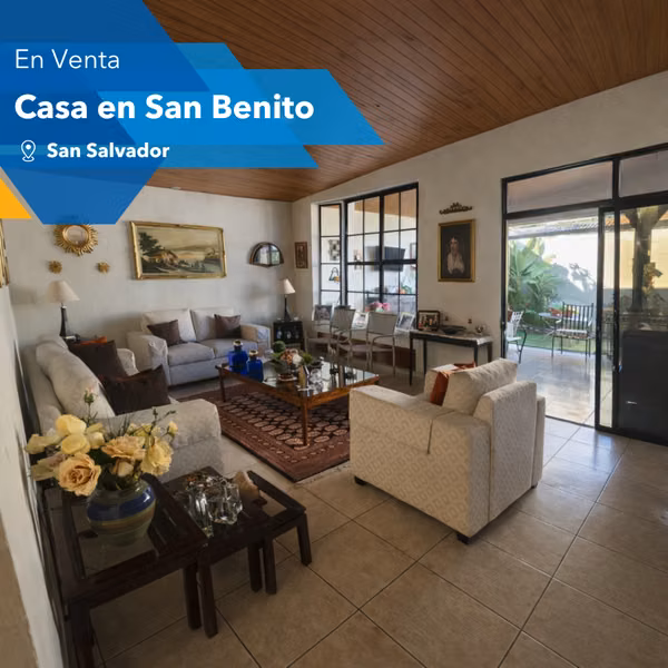 For sale house in San Benito, street the pet, San Salvador, El Salvador