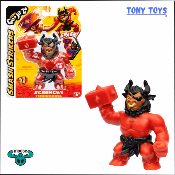 Heroes of Goo Jit Zu Smash Strikers, Scrunchy Terrorbull (stare up to 3 times its size).