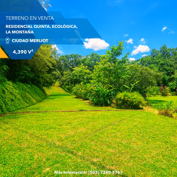 For sale in Residencial Quinta Ecológico, La Montaña, Ciudad Merliot