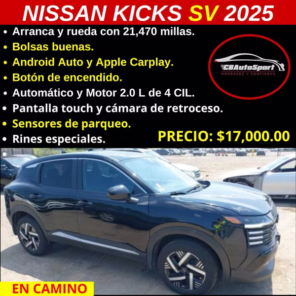 NISSAN KICKS SV 2025