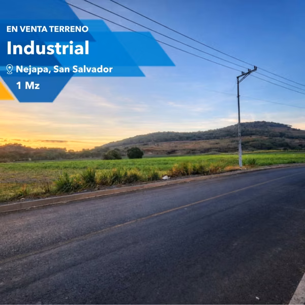 For Sale 1 Mz Industrial In Nejapa on High-level Pavilion Road