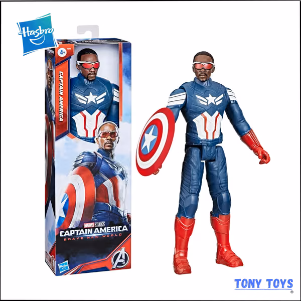 Marvel Captain America Brave New World, Titan Hero Series 30cm.